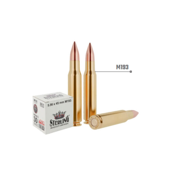 STERLING 5,56x45mm M193 Tüfek Fişeği