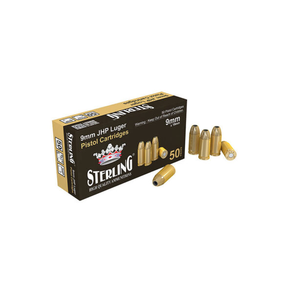 STERLING 9X19 mm Luger JHP Tabanca Fişeği